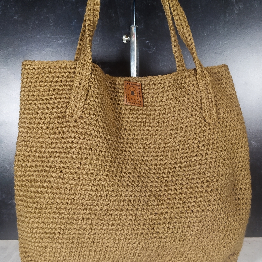 Handmade crochet tote bag